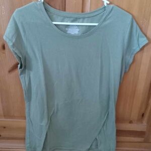 No Boundaries Olive Green top